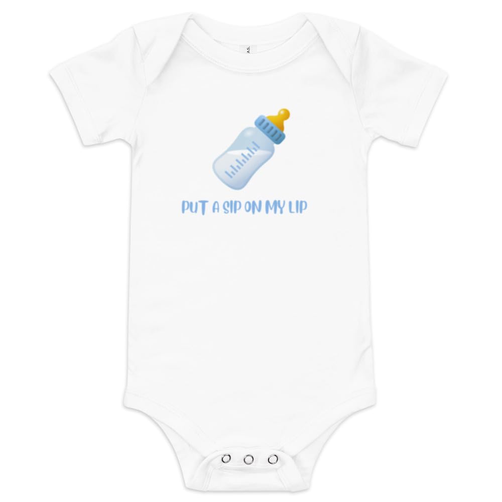 Put a Sip on My Lip Baby Bodysuit