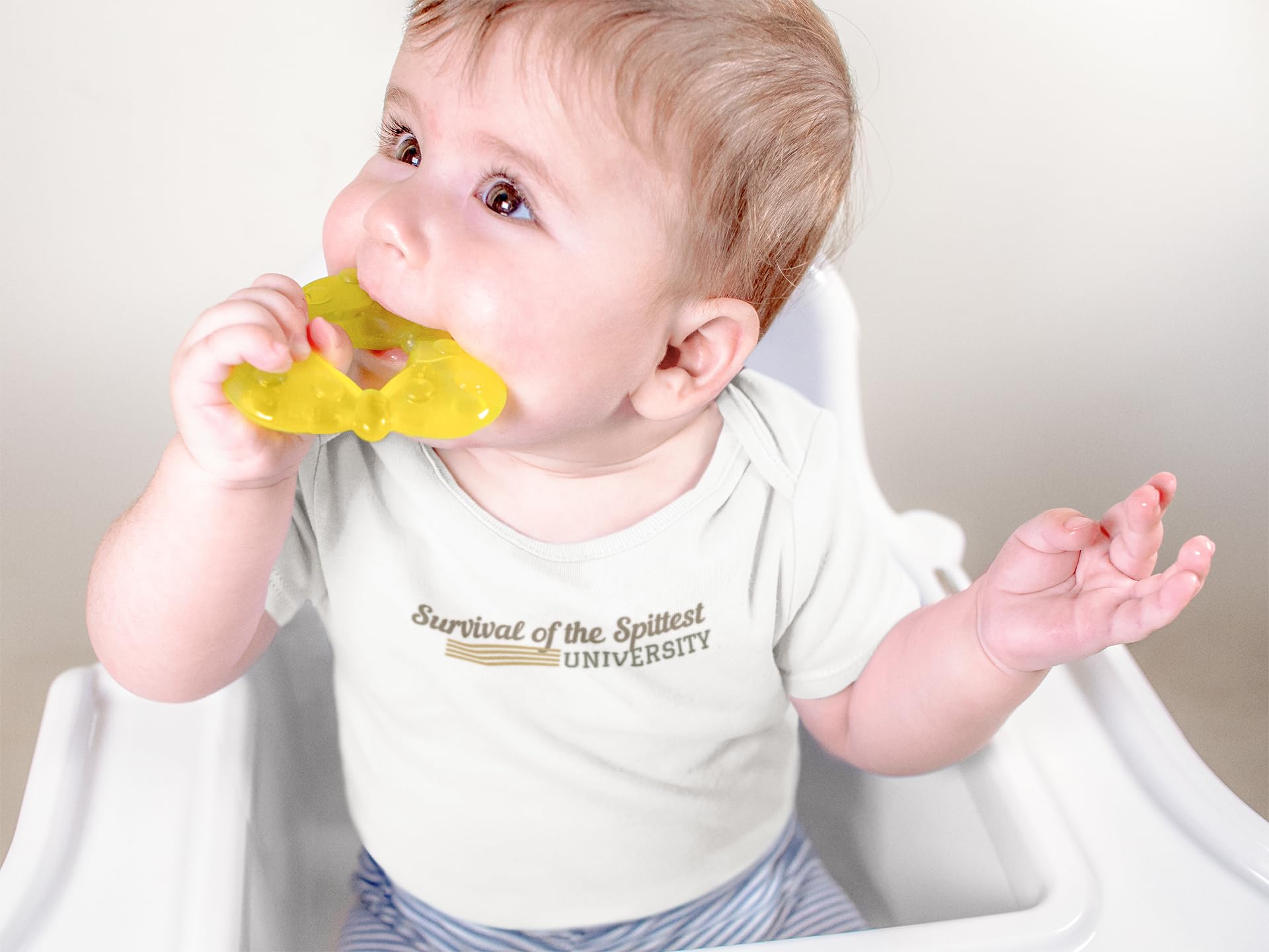 Survival of the Spittest University Baby Bodysuit